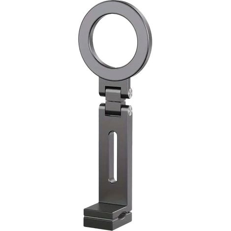 Soporte magnético para teléfono de avión, soporte de viaje portátil de metal plegable y ajustable, para accesorios, soporte de teléfono de metal manos libres (1/5)