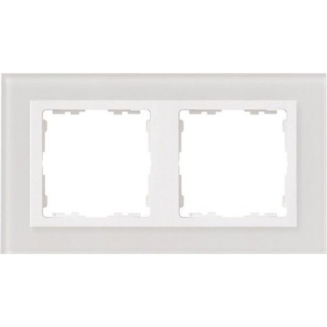 Cornice 2 elementi in vetro bianco SIMON 82 NATURE 82627-30