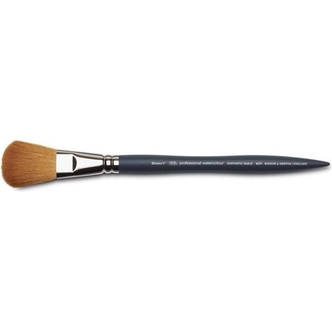 Pinceau pointe blaireau ovale Mop 25mm aquarelle professionnelle Winsor & Newton (1/3)