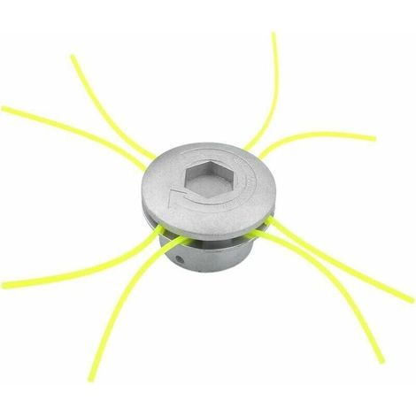Tête de débroussailleuse universelle en aluminium, Tete Universelle Bobineaux pour jardin, pelouse, patio (1/5)