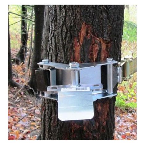 PCA-1269 Support d’ancrage de treuil pour arbres avec courroie (1/4)