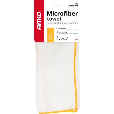 Paño de microfibra para la limpieza del interior del coche, 30x40 cm, amio-03739 (1/2)