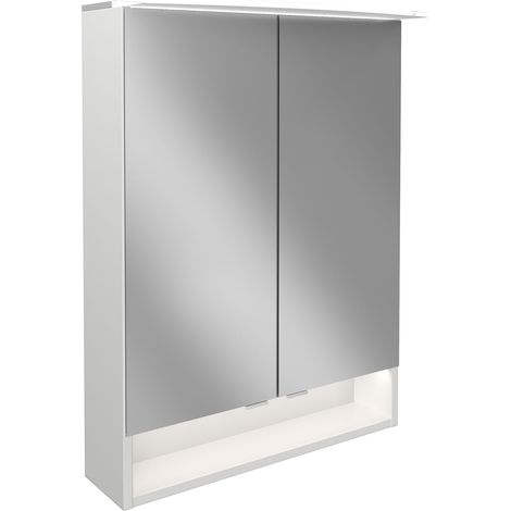 FACKELMANN B.Style LED Spiegelschrank 60 cm Korpusfarbe: Weiß (1/5)