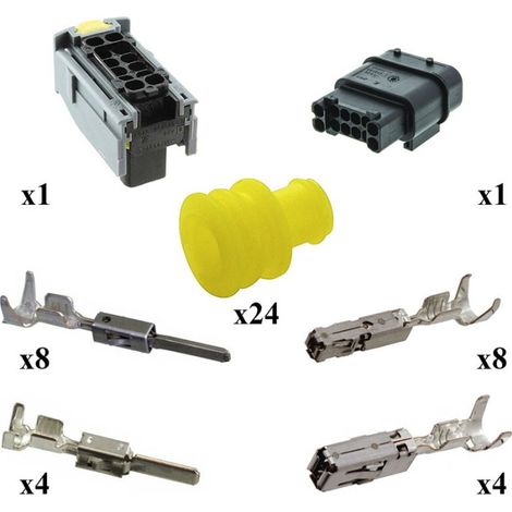 Kit Connettore MCP Maschio Femmina 12 Vie a Tenuta Stagna