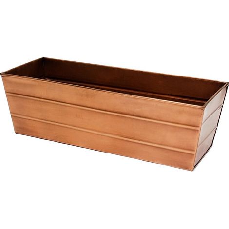 Jardinière en cuivre avec fenêtre en Alliage d'acier M (1/5)