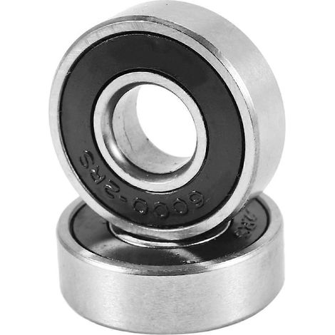 10 roulements à billes radiaux à gorge profonde blindés 6000RS 10 mm x 26 mm x 8 mm (1/4)