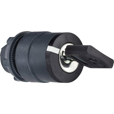Harmony XB5 - tête bouton tournant à clé 8D1 - Ø22 - 2 pos fix - retr GD