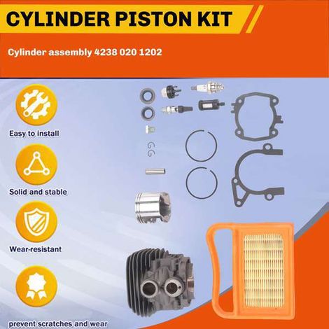 Ensemble cylindre 50 mm 4238 020 1202 pour Stihl TS410 TS420 (1/4)