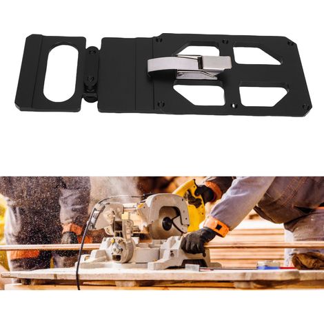 Équerre de guidage à angle droit (90°) pour rails de scie circulaire TS55 et TS75, outil de guidage pour projets de menuiserie (1/5)