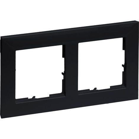 Legrand 2F.RAHMEN SCHWARZ LACKIERT (765372 SEANO) (1/3)