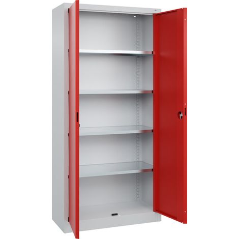 C+P Armoire d'atelier Basis PLUS, 1950x930x400mm, 7035/3020 (1/5)