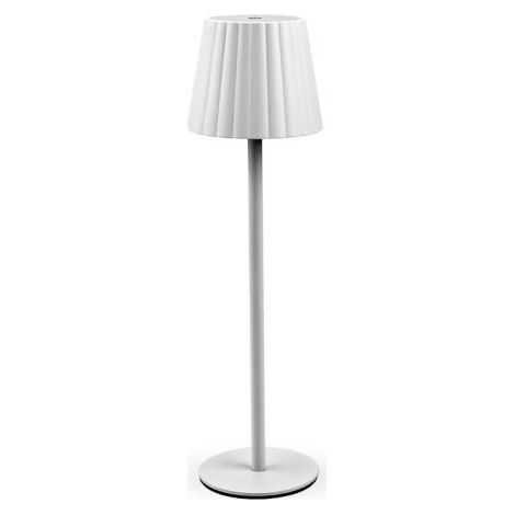 LAMPADA LED RICARICABILE DA TAVOLO AURORA BIANCO 12 PZ