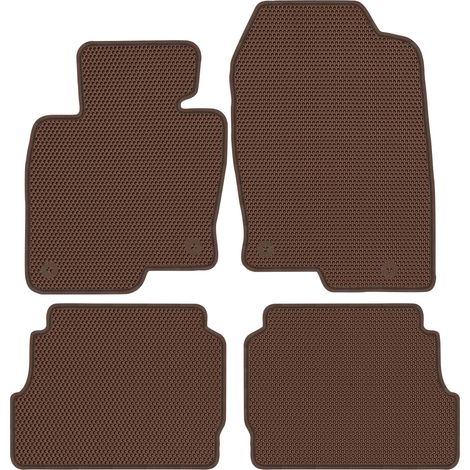 Mazda CX-5 II SUV (2017-2025). Tapis de sol dédiés - EVA Marron alvéolé (1/5)