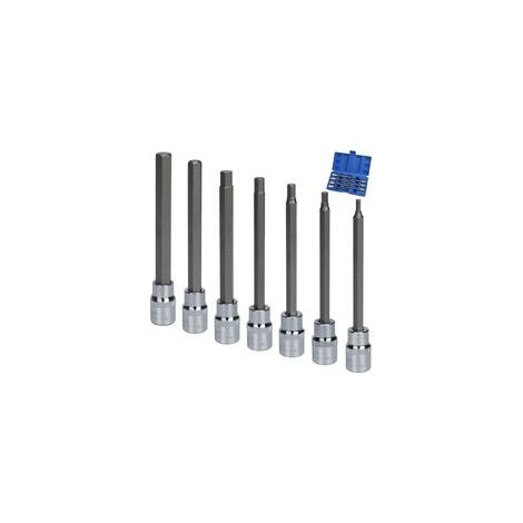 Jeu de 7 Douilles pour Outils Mécaniques - Accessoire de Réparation, Outils en Chrome-Molybdène pour Moteurs