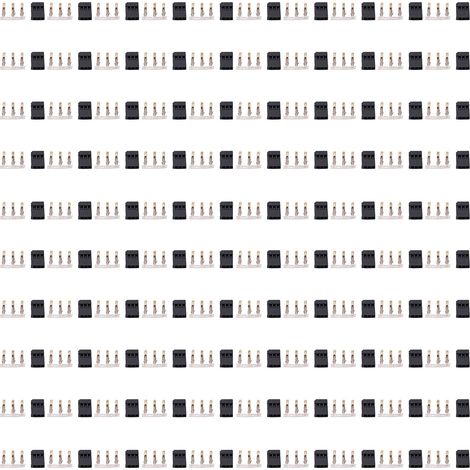JR 3-poliger Stecker- und Buchsenstecker-Satz mit Crimpanschlüssen (100 Sets) (1/5)