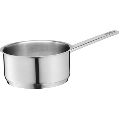 WMF Compact Cuisine - Casseruola con manico, 16 cm, senza coperchio, 1,5 l, in acciaio INOX Cromargan, per induzione, non rivestito, scala interna (1/5)