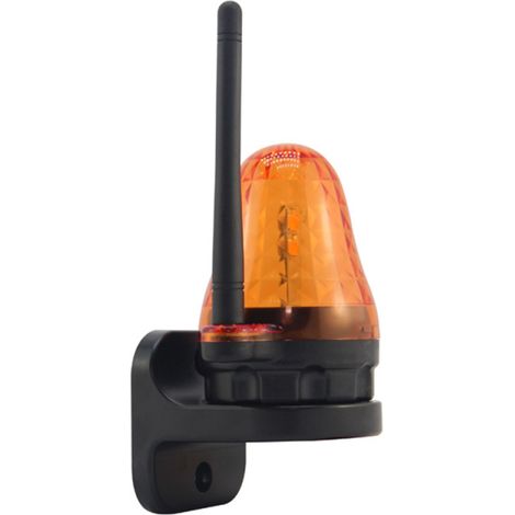 12-265V AC/DC Signalleuchte für Toröffner, universelles Notfallblinklicht, Stroboskop, IP54, hohe Helligkeit, gelbes Signal, für Einsatz- und Baustellenfahrzeuge.