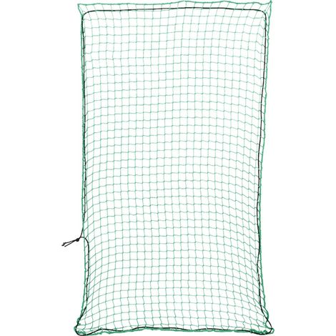 Filet pour remorque avec corde élastique vert 4x2,5 m PP (1/5)
