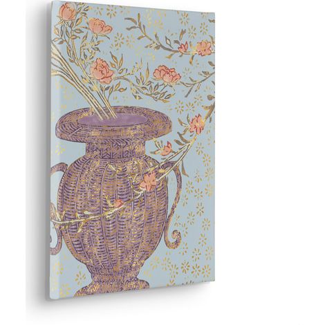 Komar Canvasbild Anubis Vase - 40 x 30 cm - Bild auf Keilrahmen - Vintage und Retro (1/2)