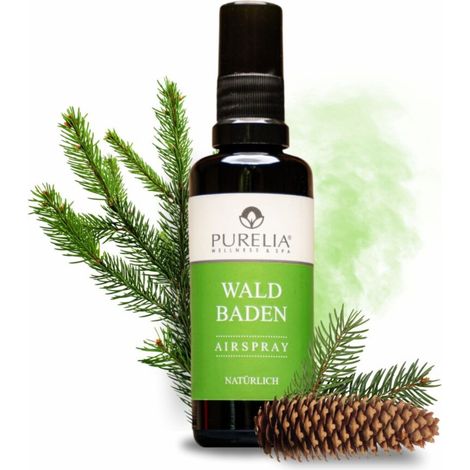 PURELIA Airspray Waldbaden 50 ml Hochwertige ätherische Öle Raumspray Raumduft (1/5)
