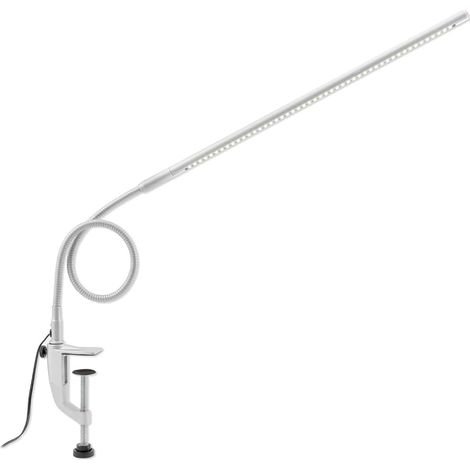 Lampe de Bureau LED, avec Bras Pivotant, 300LM, 3,5W, 6400K, à 48 LEDs, avec Protection des Yeux, Lampe D'architecte de Bureau, de Travail, à Pince, en Métal, Pour la Lecture, la Peinture (1/5)