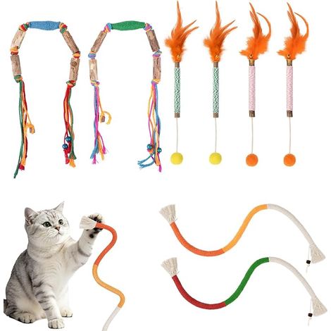 Cat Toy, Cat Bite Toy, Chew Ropes for Cats and Catnip Toy, Toys Chew Stick for Indoor Teeth Grinding and Teeth Cleaning (1/5)