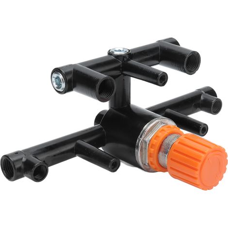 Raccord soupape détente pour compresseur air interrupteur accessoire tubes sortie alliage aluminium trous M5 G1/4 G1/8 (1/5)
