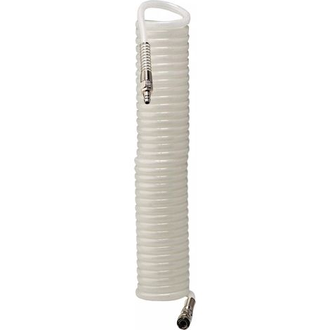 EINHELL Tuyau d'air en spirale 10m - Ø intérieur 9,3mm - pression max 15 bar - raccord rapide