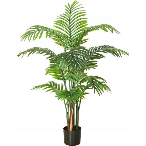 Pianta di palma Areca artificiale in vaso realistico da 90 cm Areca