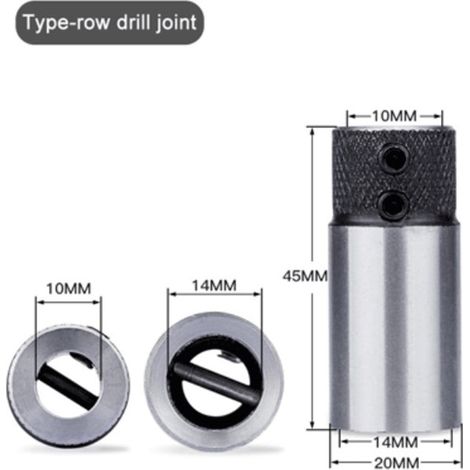 Drill Sleeve Base - Cross Type - Tungsten Steel - For Drilling Rig Collet Chuck - 20x40 mm - 1 Pc (1/5)