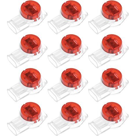 CSPARKV 50pcs UY K3 Connectors Gel Filled Waterproof Telephone Cable Connector UY Butt Splice Connector Jelly Crimp Connector for Telephone Cable Wire Joints