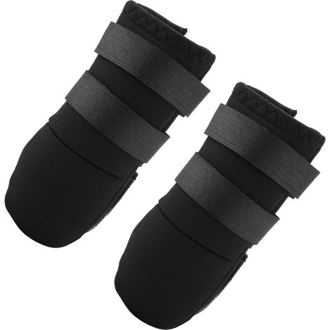 Lot de 2 bottes pour chiens de tailles différentes, avec deux brides réglables et semelle antidérapante. (1/5)