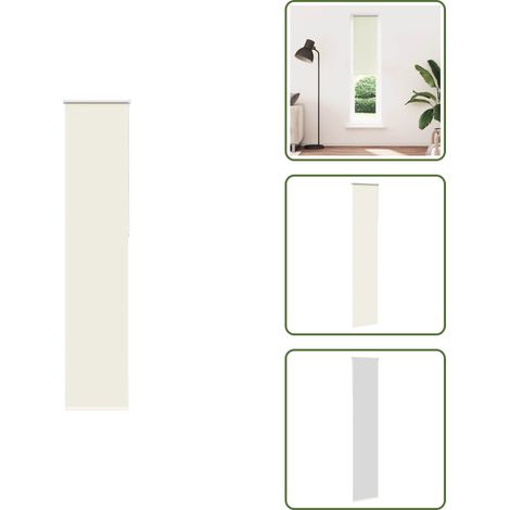 Verdunkelungsrollo Cremeweiß 40x210cm Stoffbreite 35,7 cm - Verdunkelungsrollo - Verdunkelungsrollos - Rollo - Verdunklungsrollo (1/5)