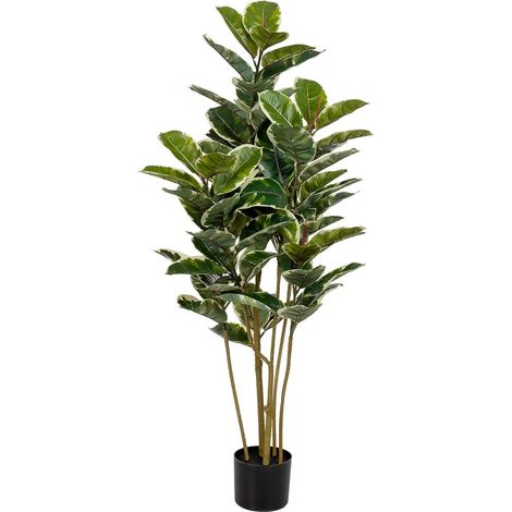 Planta decorativa artificial de roble verde 60x60x128