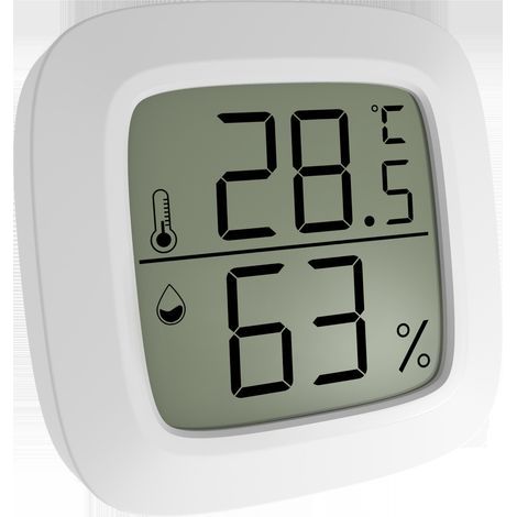 Indoor digital hygrometer and thermometer – Accuracy ±1°C – Large LCD screen (1/5)