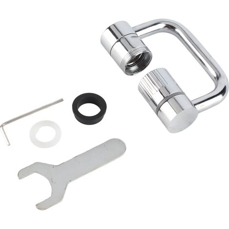 Rallonge de robinet à bras mécanique rotatif, aérateur de robinet en cuivre anti-éclaboussures pour évier de cuisine et de salle de bain (1/5)