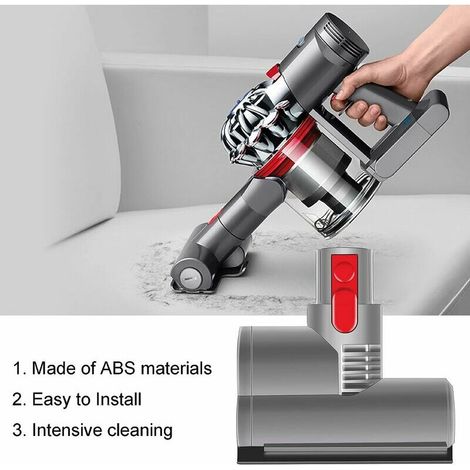 Accessori aspirapolvere compatibile Dyson V8-10-11 Mini Turbo. Spazzola motorizzata per divani, auto e poltrone. Elimina batteri e allergeni. (1/3)