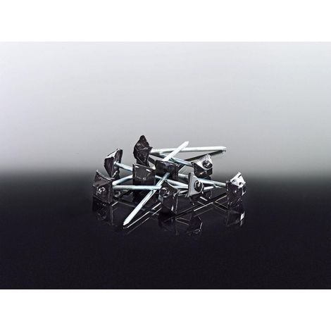 Befestigungsnägel 65mm,KU-Kopf schwarz, Btl. 400 Stck.