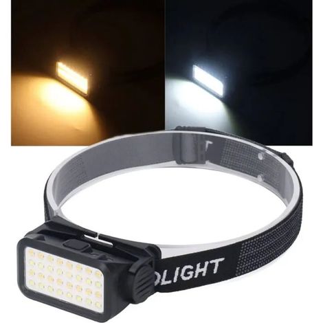 Lampe frontale LED USB 5 vitesses haute luminosit IPX4 tanche pour le cyclisme la pcheDUBUNS YYV (1/4)