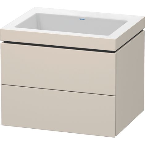 Duravit L-Cube c-bonded Ensemble suspendu, 2 tiroirs, sans