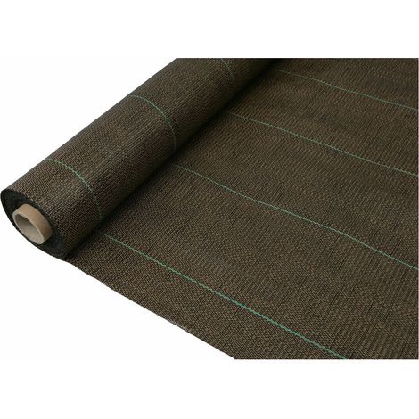 Rete antierba 100 g/m² marrone 1 x 100 m