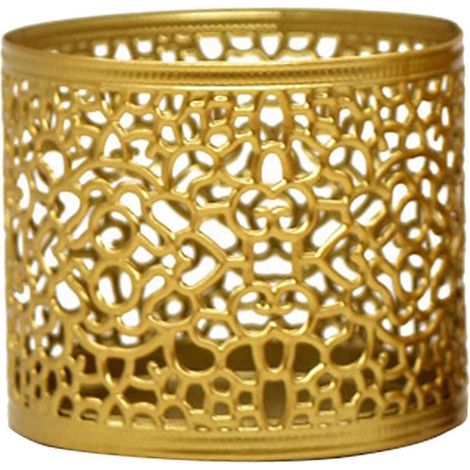 Bougeoir creux en métal, bougeoir décoratif, présentoir à bougies chauffe-plat de table pour mariage, fêtes, maison-Type 3