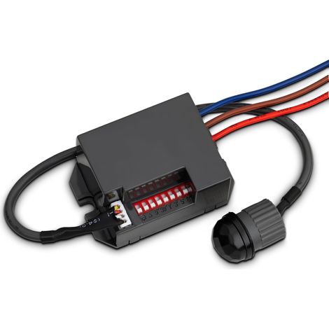 1 détecteur de mouvement intérieur, montage encastré au plafond, capteur infrarouge 6 m / 360°, programmable, adapté led (1/5)