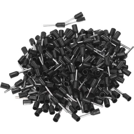 Kit de 1000 pièces de bornes à sertir isolées 22AWG pour équipements électriques E0508