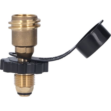 Adaptateur de Conversion POL vers QCC1 Type 1 - Poignée Noire pour Remplissage Propane (1/5)