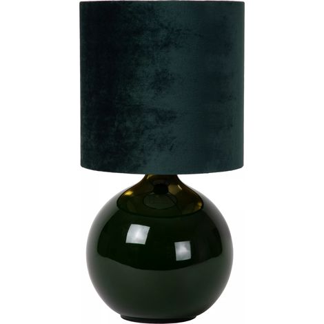 Lampada da tavolo in vetro con paralume verde E14 Esterad Lucide (1/5)