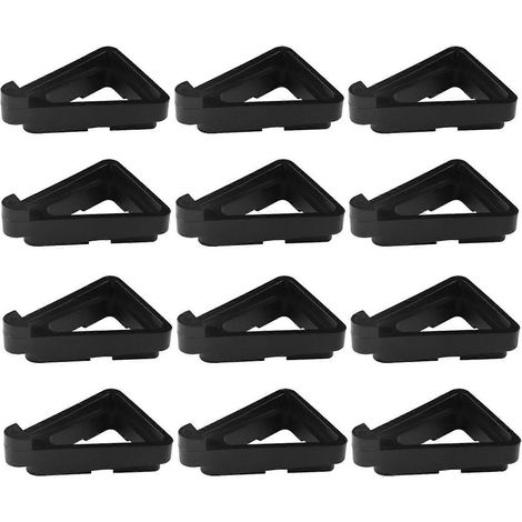 12 supports de jardinière résistants à la chaleur, rehausseurs de pots de fleurs triangulaires à haute stabilité. (1/5)