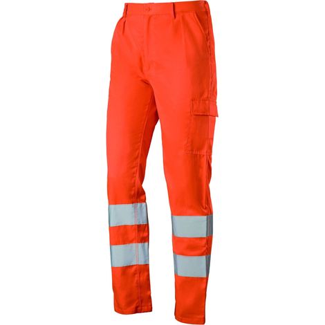 PANTALONE ALTA VISIBILITA' Col. Arancio fluo  Mis. M - 1 Paio