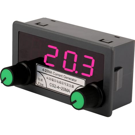 Générateur de signal analogique à courant numérique 4-20 mA, réglage grossier/fin, sortie à courant constant