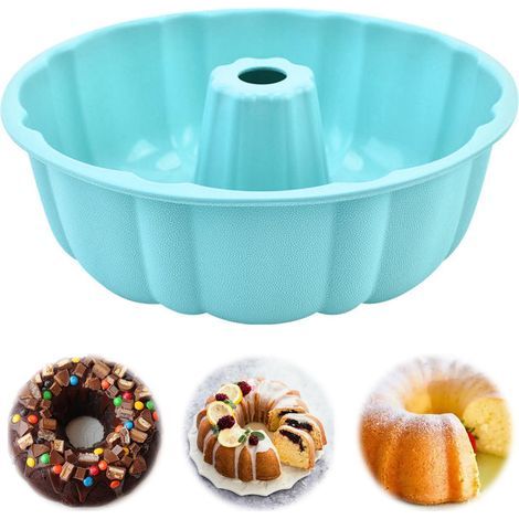 Moule Kouglof, Moule Cake 24 cm, Moules Kouglof Silicone, Moules Baba Au Rhum, Moules à Kouglofs en Silicone, pour Gâteaux, Gelée, Pain (1/5)